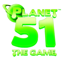 Planet 51 title screen for Nintendo DS
